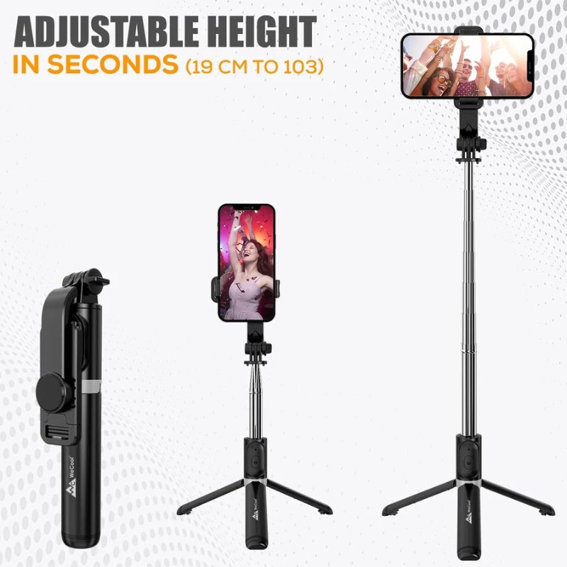 NeePho P170S Selfie Stick Tripod | Extendable , Bluetooth Remote, Universal Smartphone Mount | Durable Metal Build & Lightweight Design - Image 7