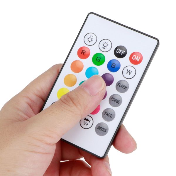 2-in-1 Smart LED Bulb with Bluetooth Speaker | RGB Color Light + Remote Control - Image 2