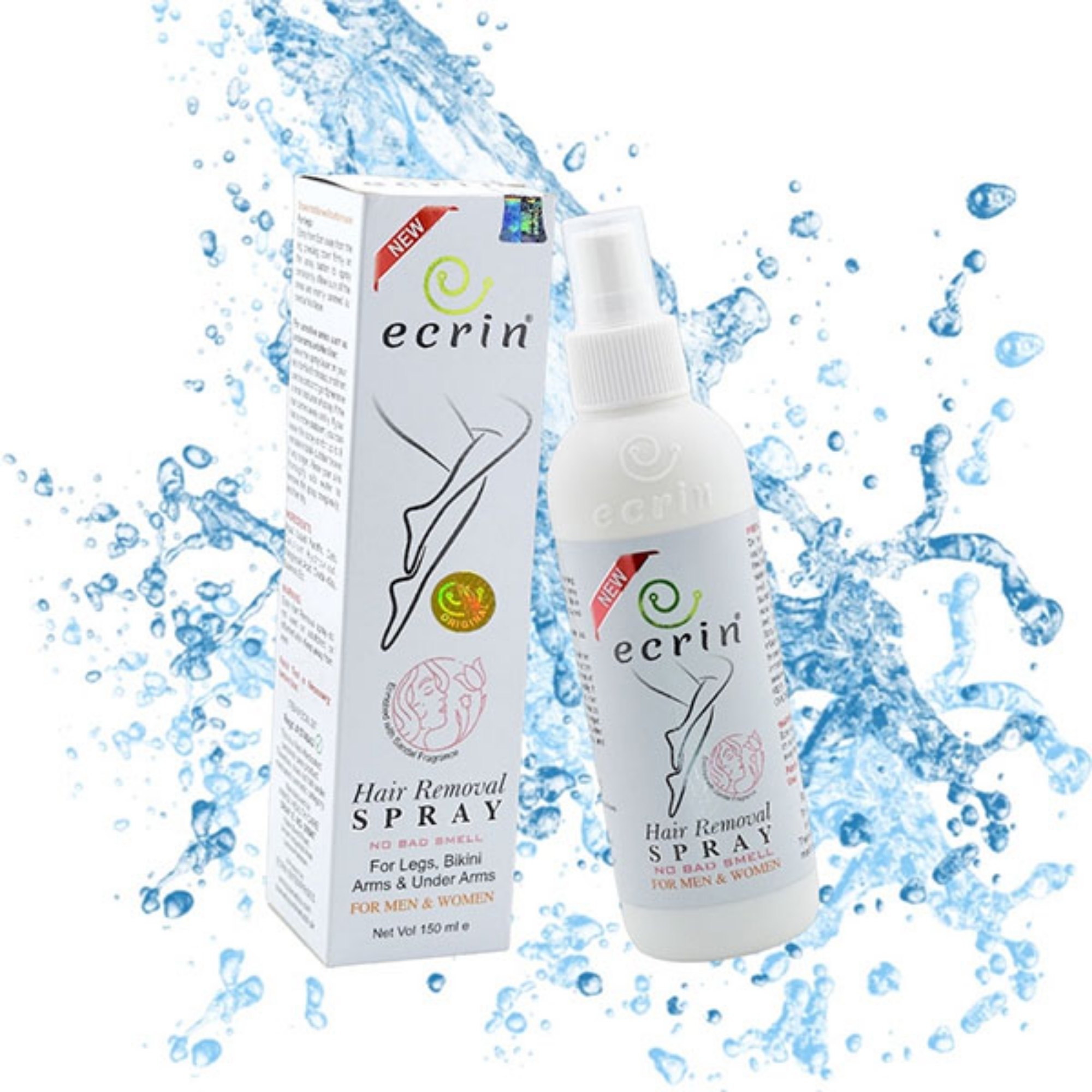 Ecrin Hair Removal Spray for Men & Women | Fast, Gentle Hair Remover 100ml - Image 6