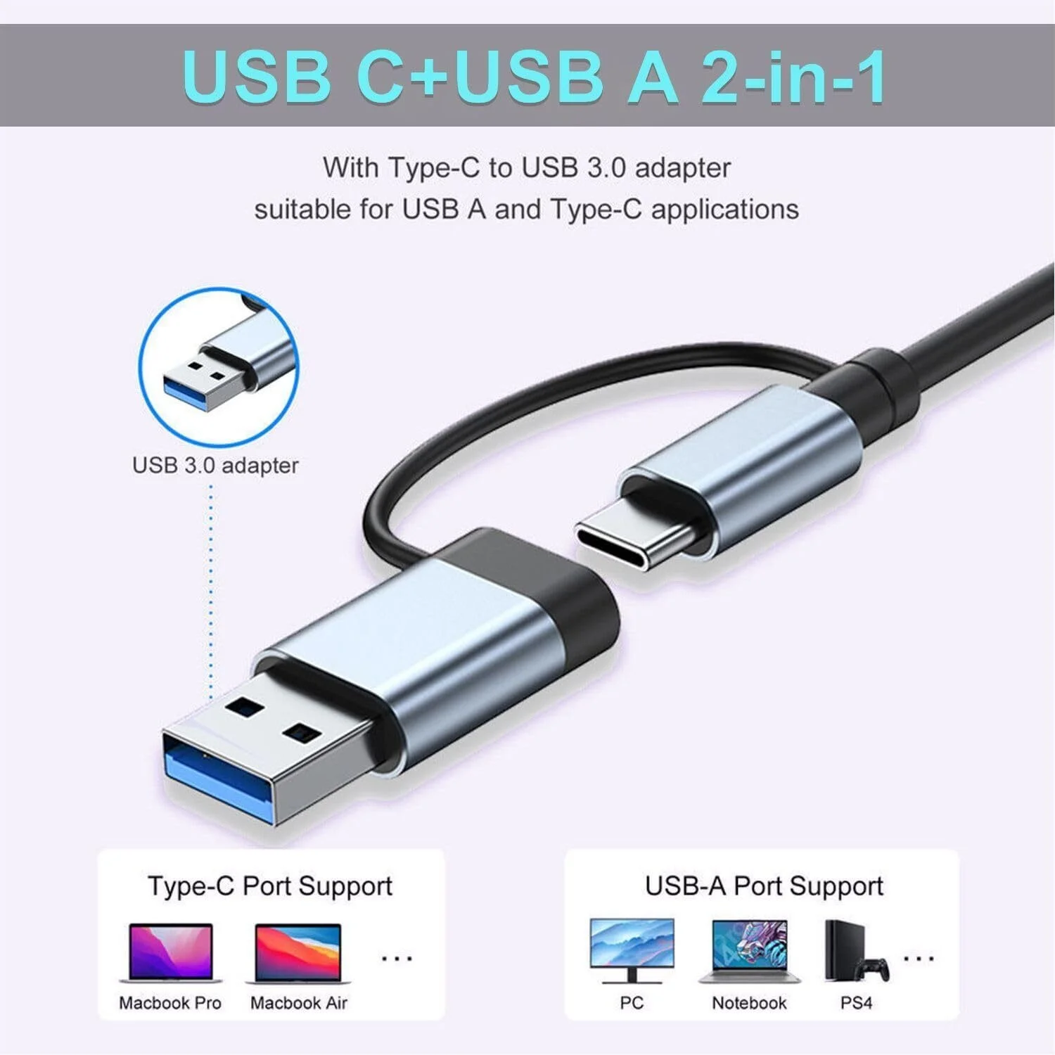 type c hub usb hub usb 3.0 usb 2.0 tf / sd 5 port multi splitter otg for lenovo huawei xiaomi aluminum alloy usb 3.0 hub for pc